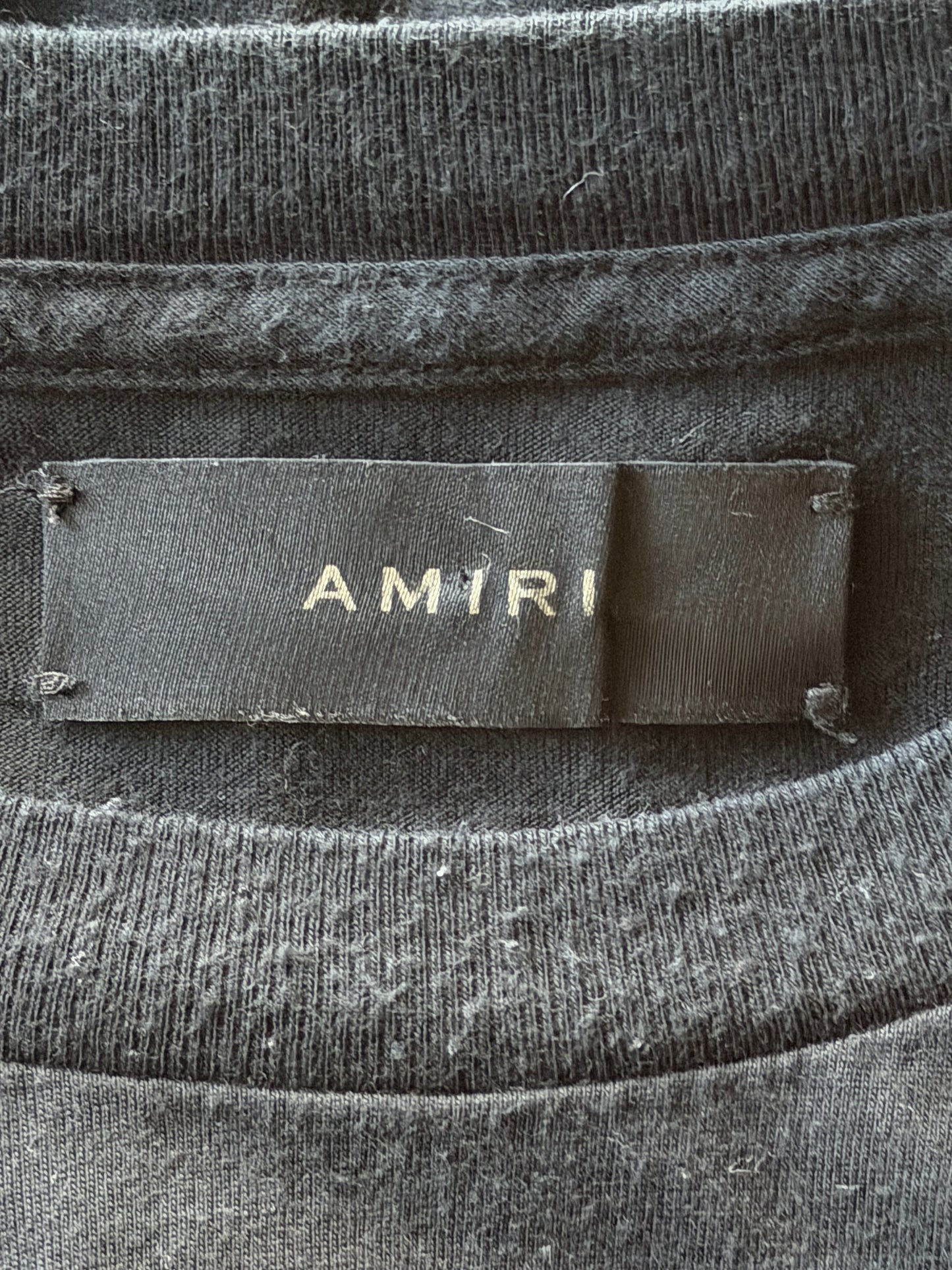 Amiri Black & White Core Logo T-Shirt
