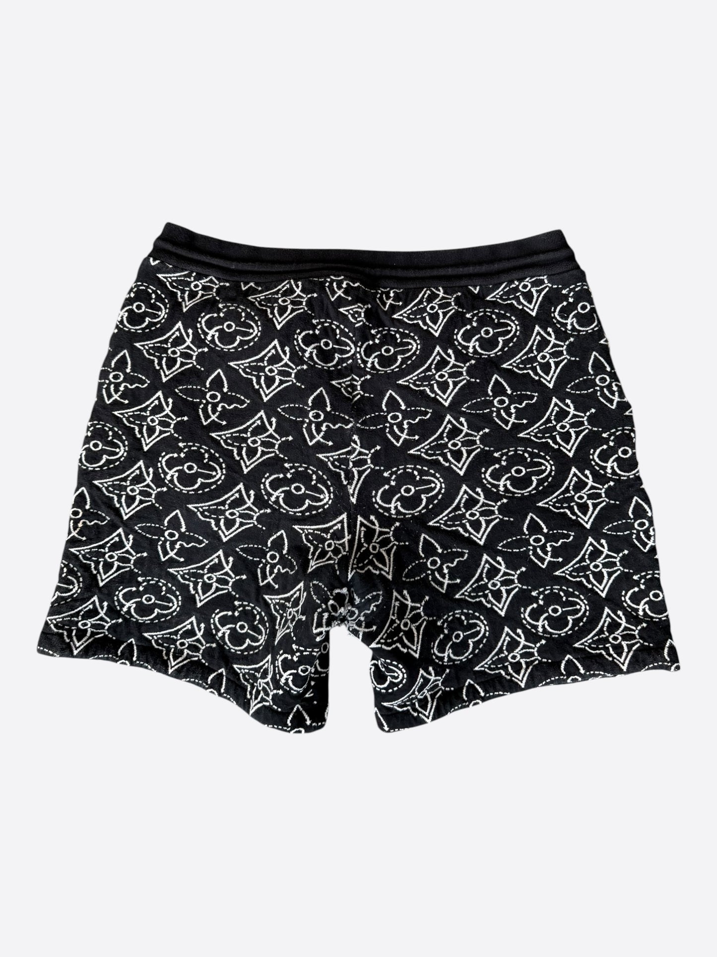 Louis Vuitton Black & White NBA Monogram Shorts
