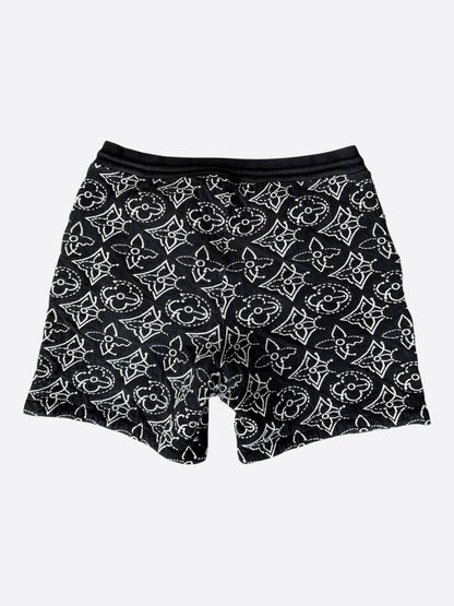 Louis Vuitton Black & White NBA Monogram Shorts