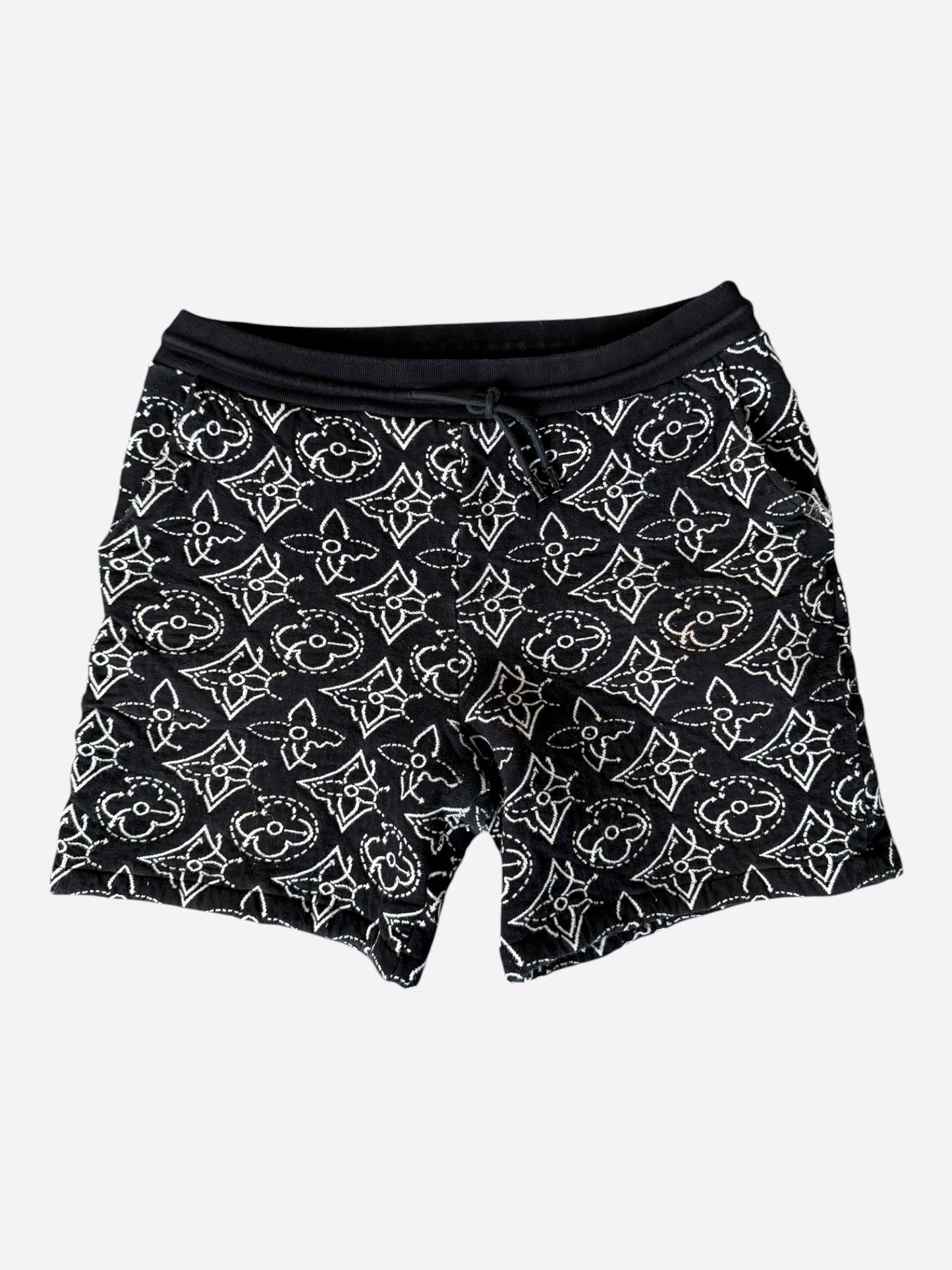 Louis Vuitton Black & White NBA Monogram Shorts