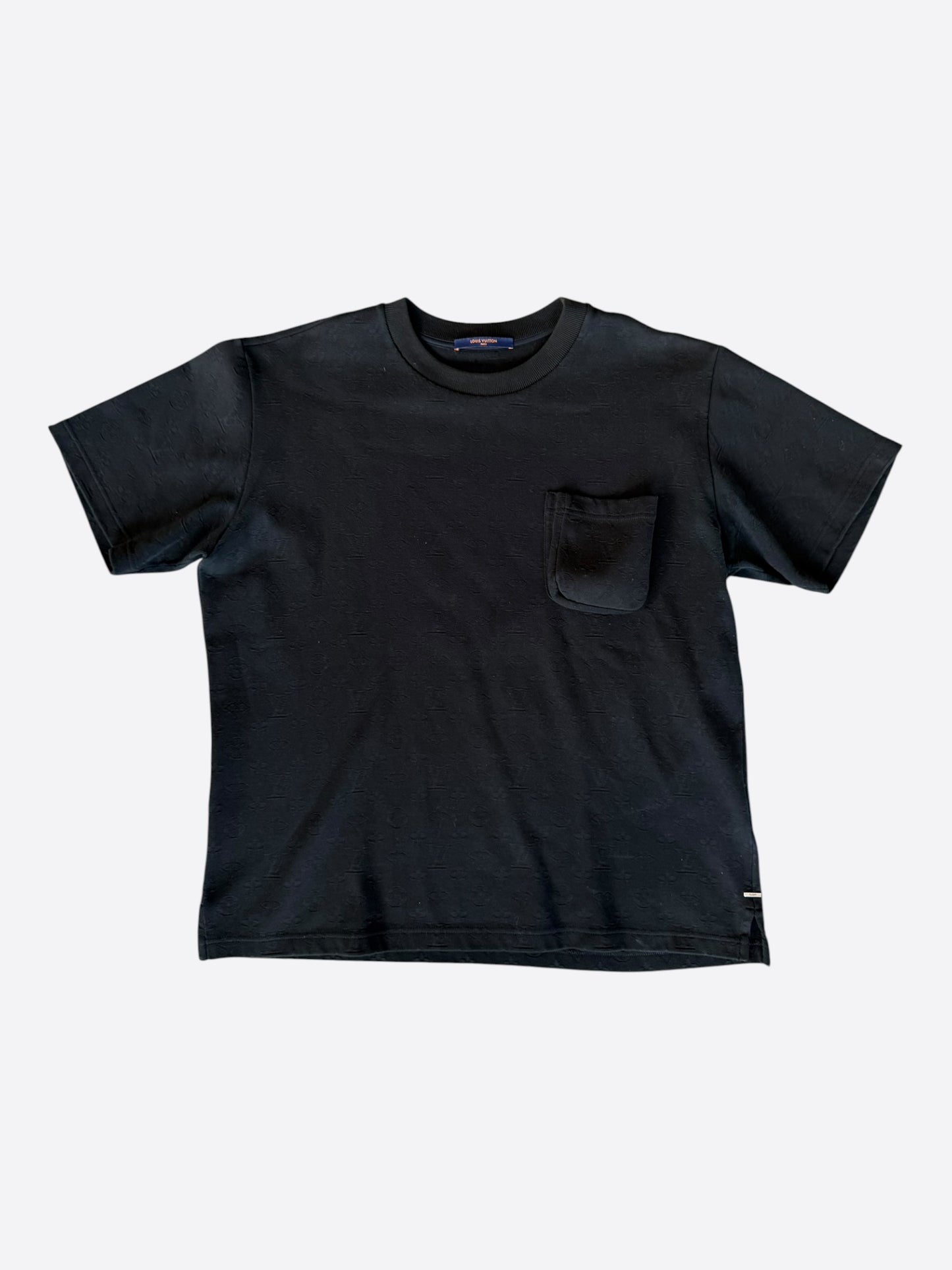 Louis Vuitton Black Monogram Pocket T-Shirt
