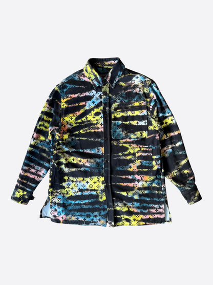Louis Vuitton Multicolor Tie-Dye Monogram Overcoat