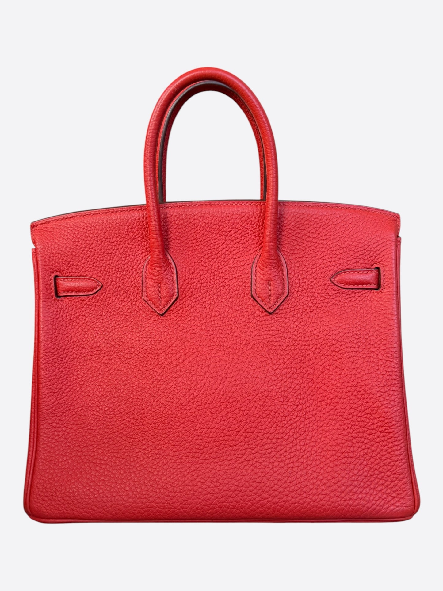 Hermes Red Togo & Gold Hardware Birkin 25