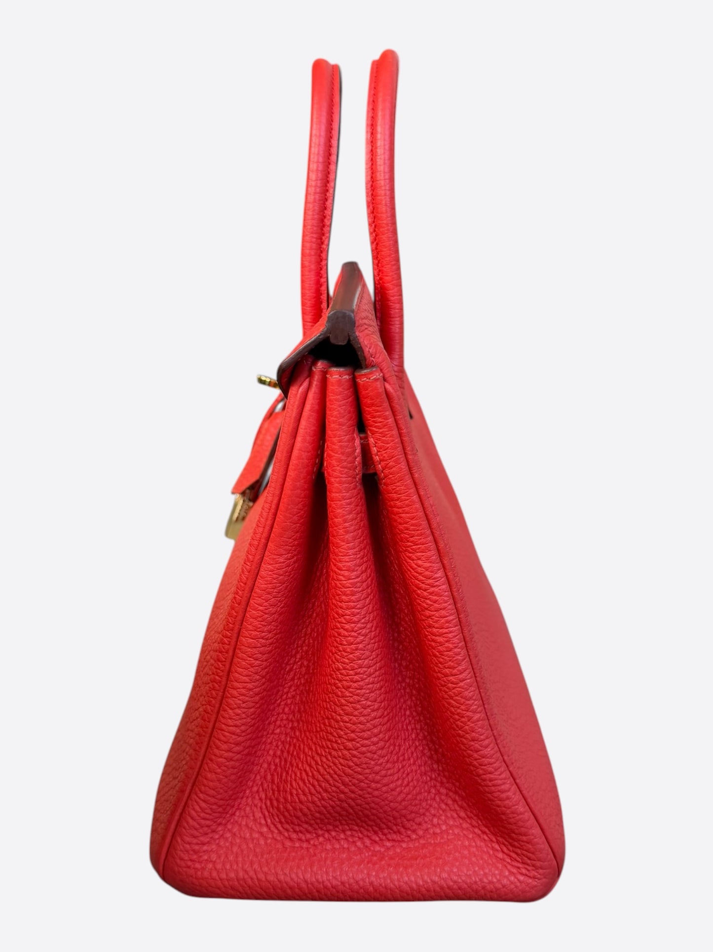 Hermes Red Togo & Gold Hardware Birkin 25