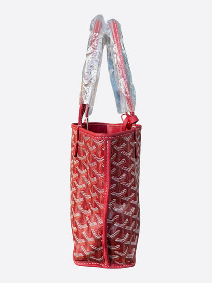 Goyard Red Anjou Tote Bag
