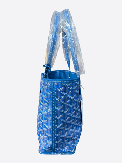 Goyard Blue Anjou Tote Bag