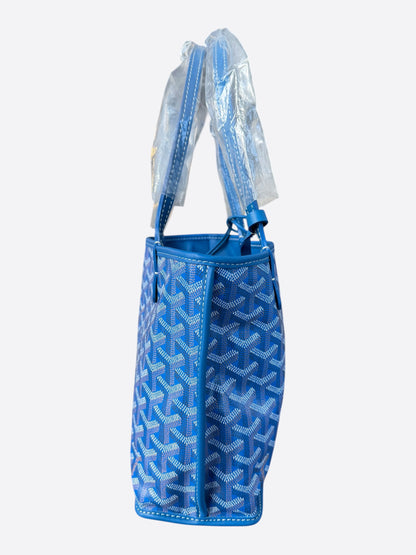 Goyard Blue Anjou Tote Bag