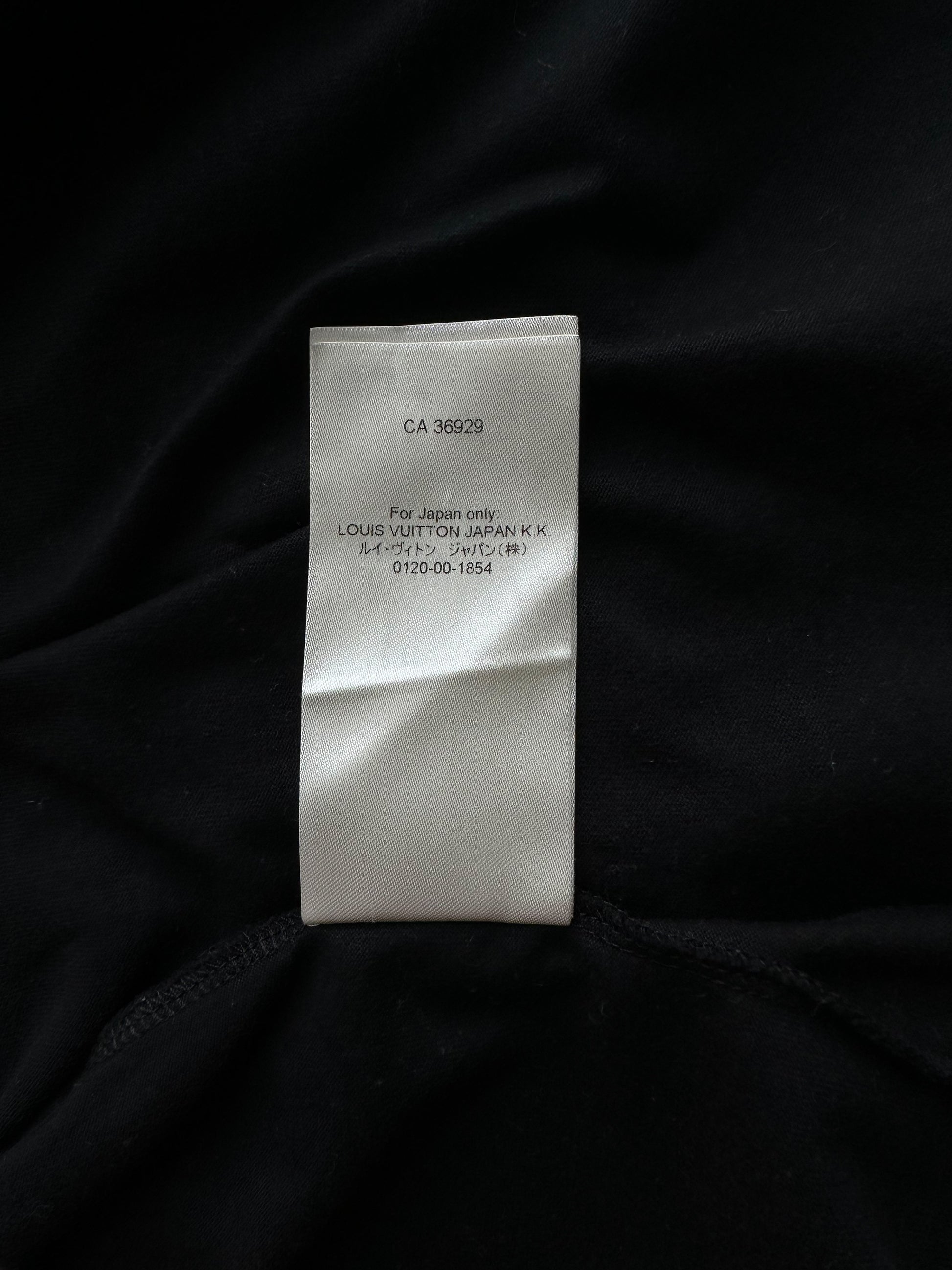 Louis Vuitton Black L.Vuitton Heat Reactive T-Shirt