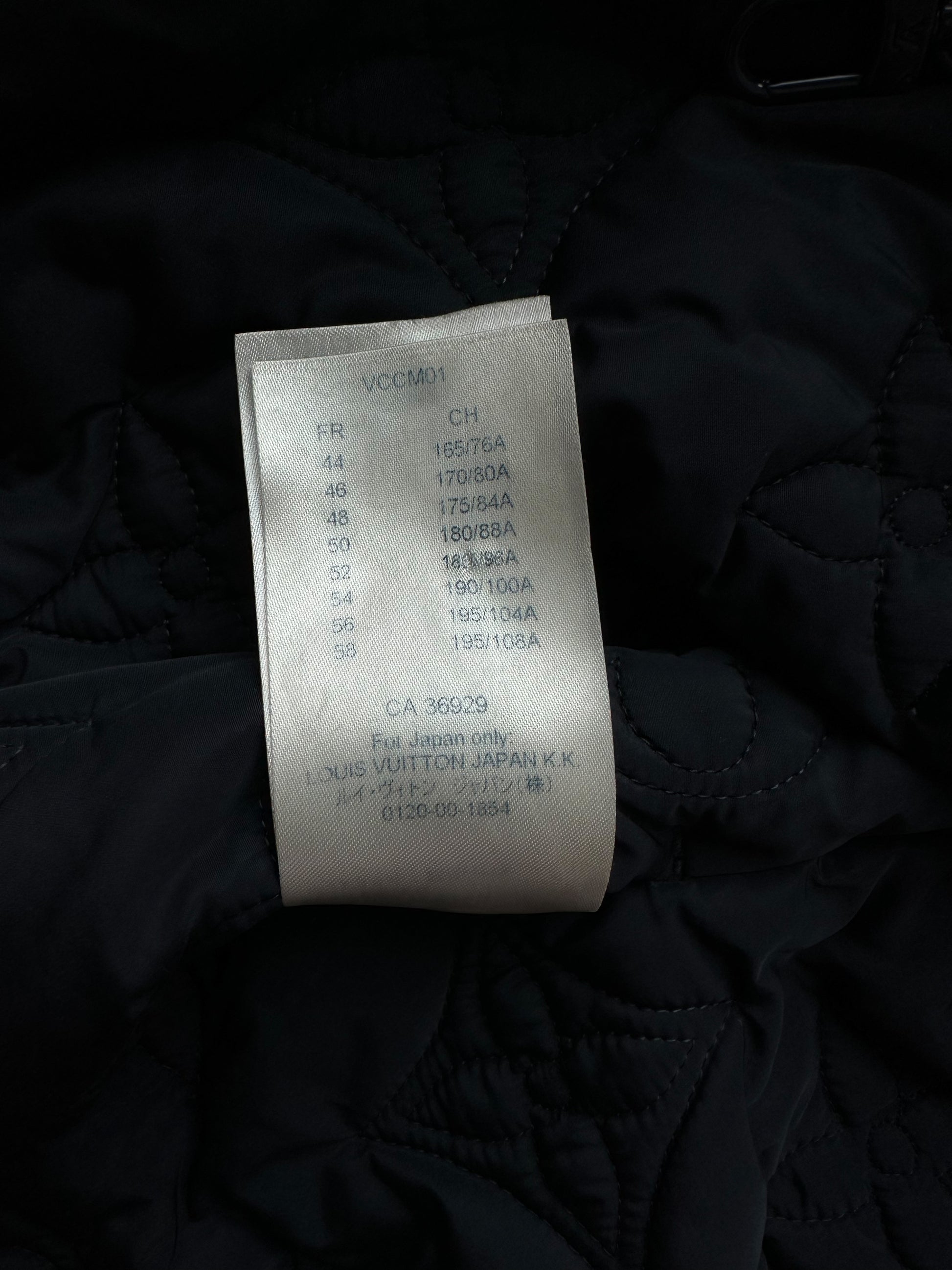 Louis Vuitton Navy Monogram Padded Jacket – Savonches