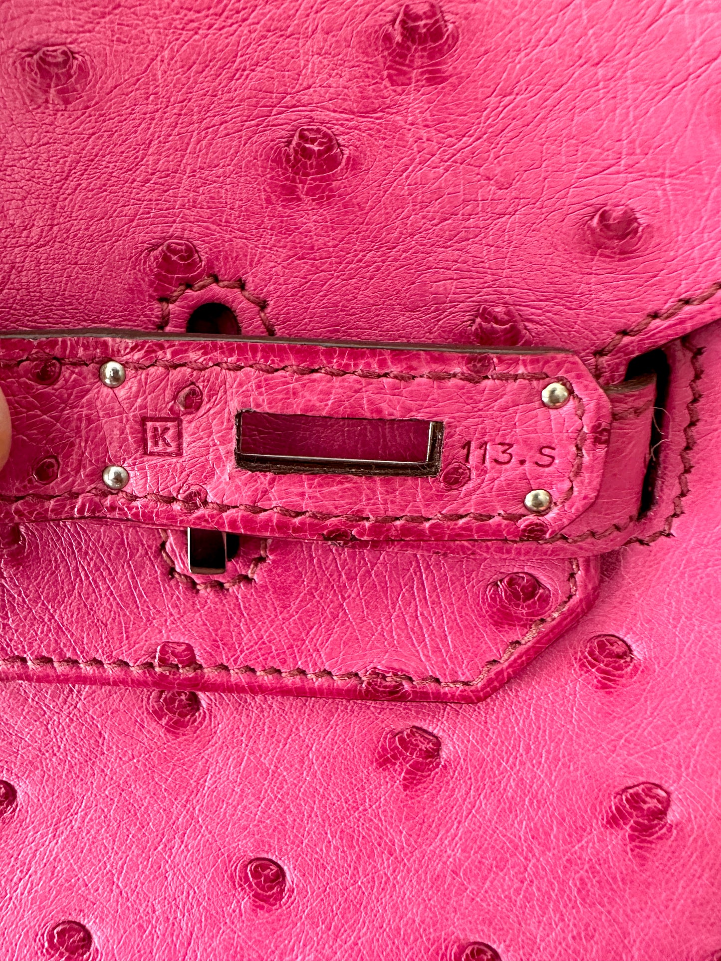 The #gilmoregirls #birkin in Pink Ostritch skin, 35cm.