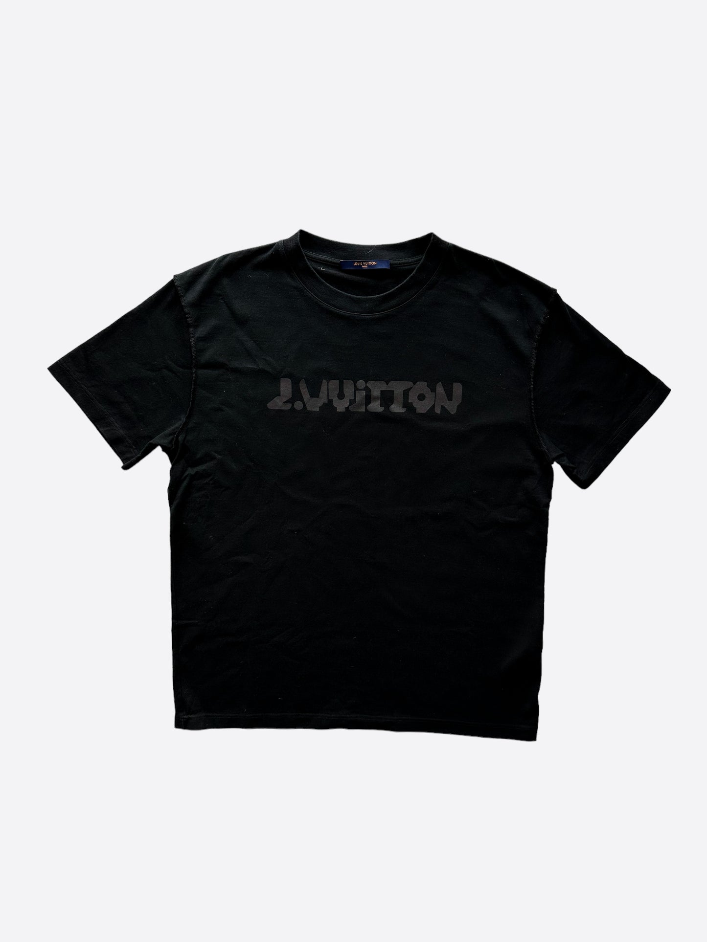Louis Vuitton Black L.Vuitton Heat Reactive T-Shirt – Savonches