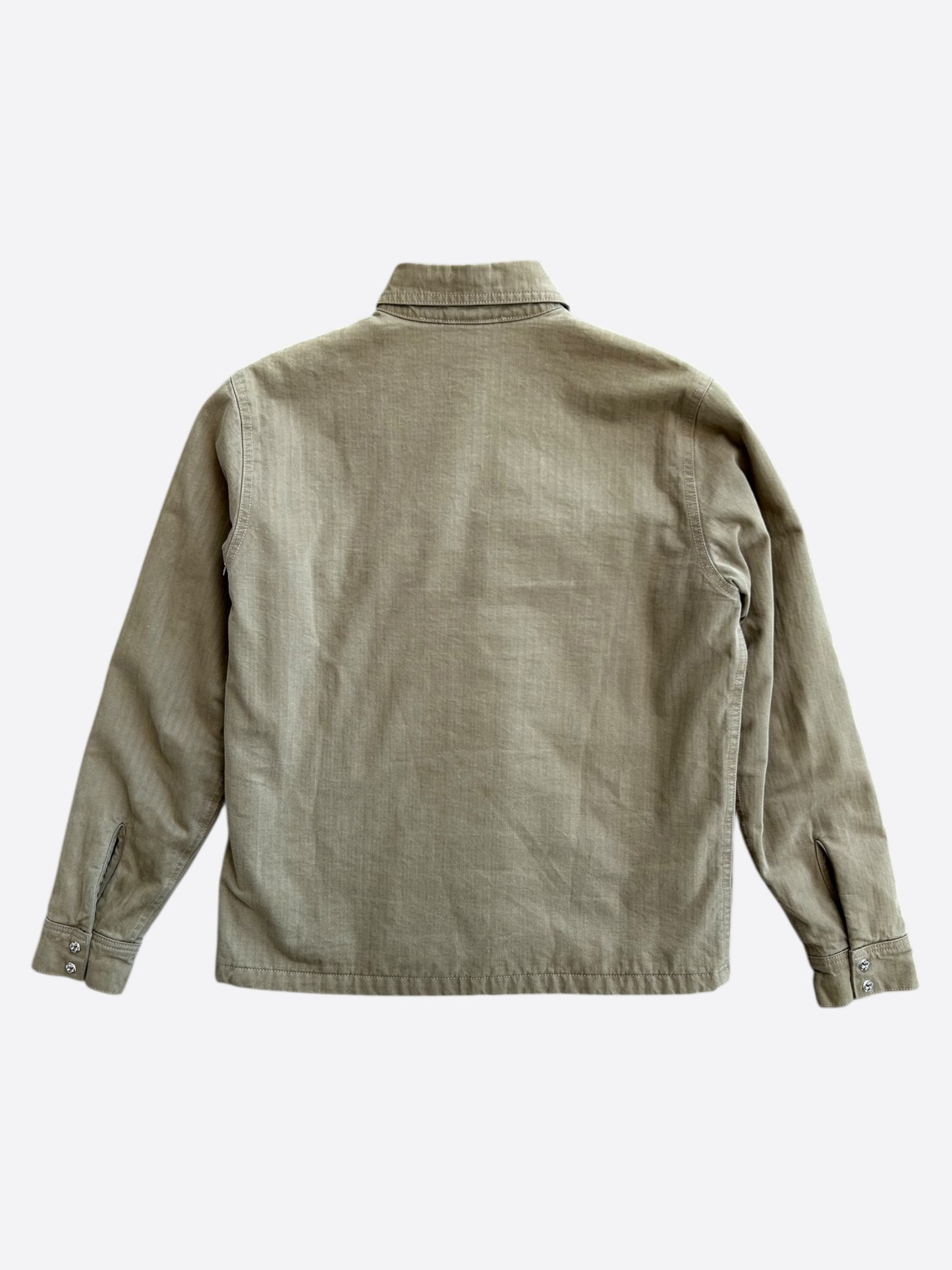 Chrome Hearts Tan Herringbone Quilted Jacket
