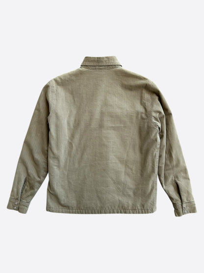 Chrome Hearts Tan Herringbone Quilted Jacket