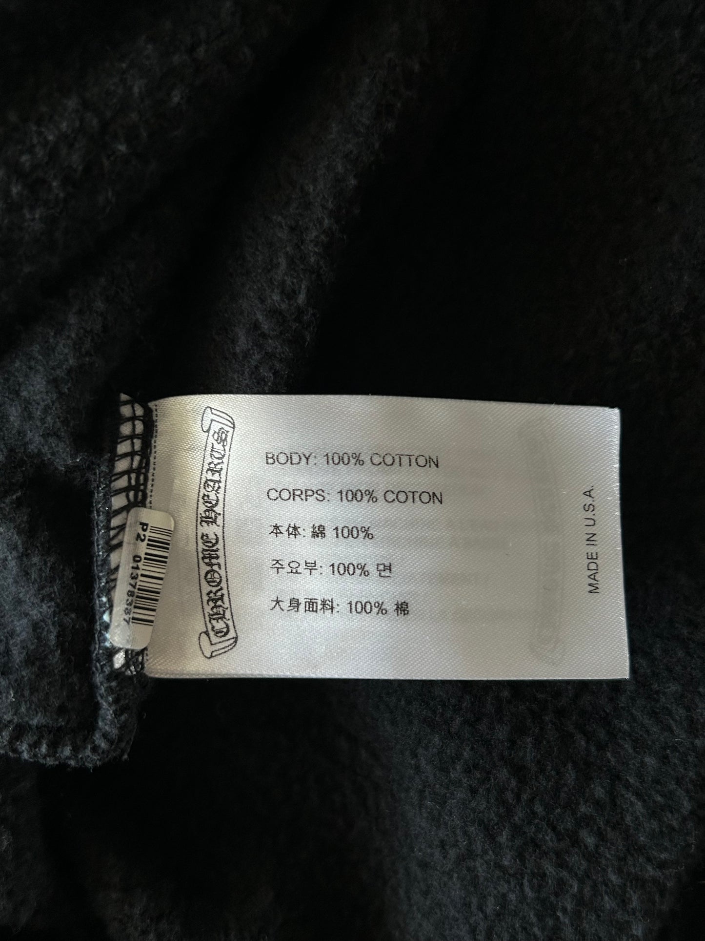 Chrome Hearts Black & Pink Online Exclusive Horseshoe Logo Hoodie