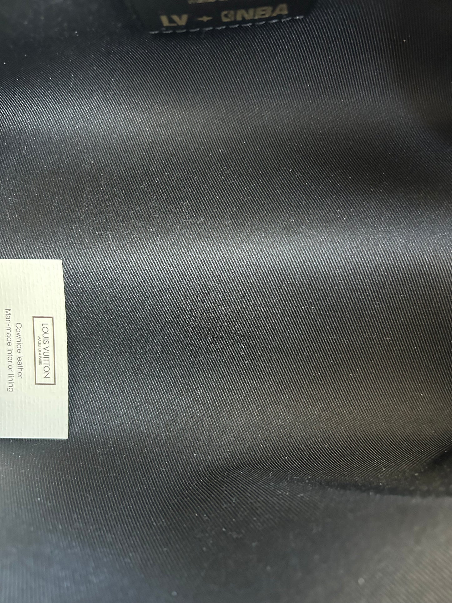 Louis Vuitton NBA Black Taurillon Monogram Dopp Kit