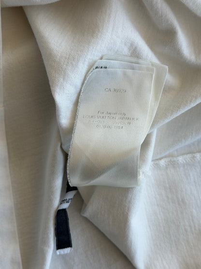 Louis Vuitton White Graffiti Logo T-Shirt