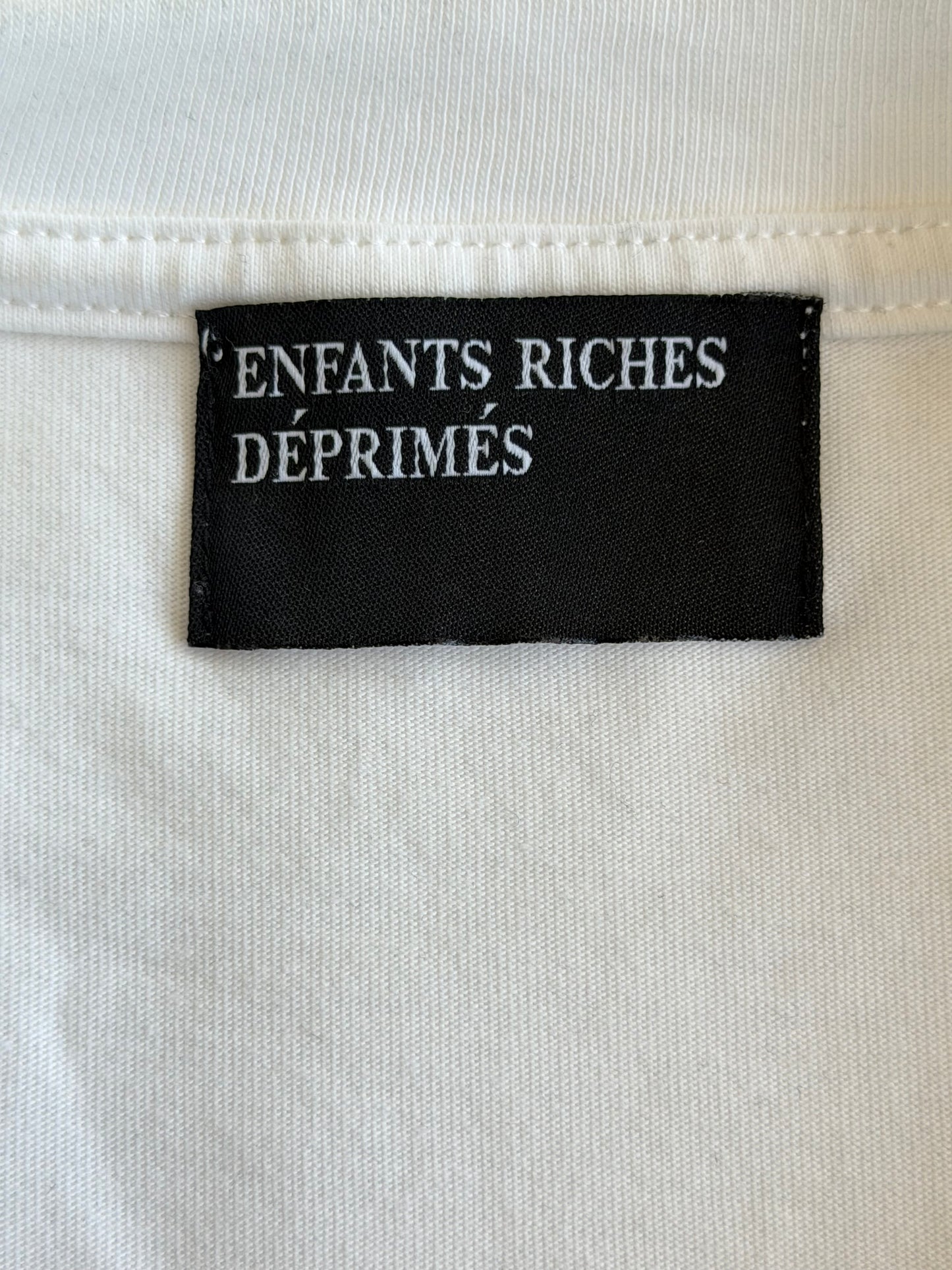 Enfants Riches Deprimes White & Black Falling Rabbit Longsleeve T-Shirt