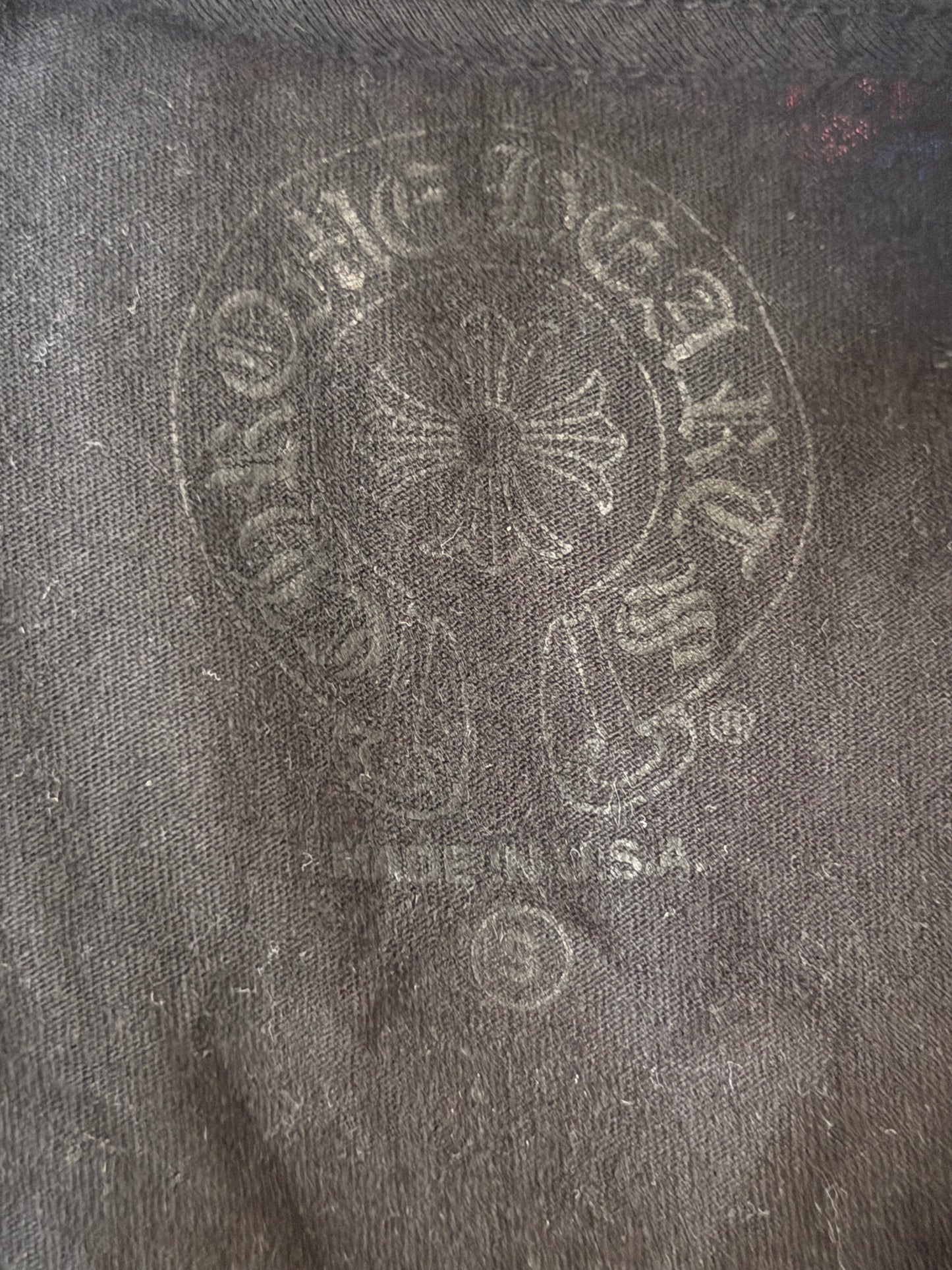 Chrome Hearts Black Multicolor Cross Logo T-Shirt