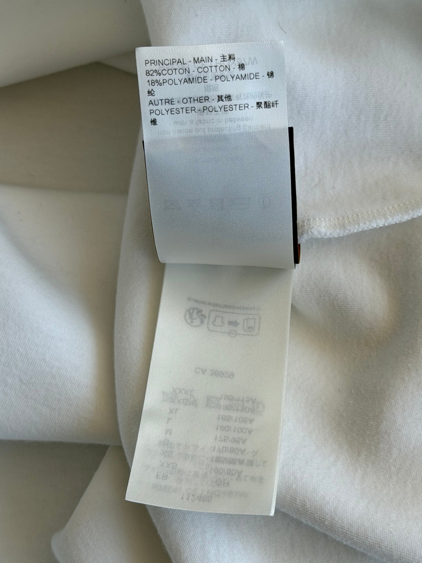 Louis Vuitton White Beaded Hoodie