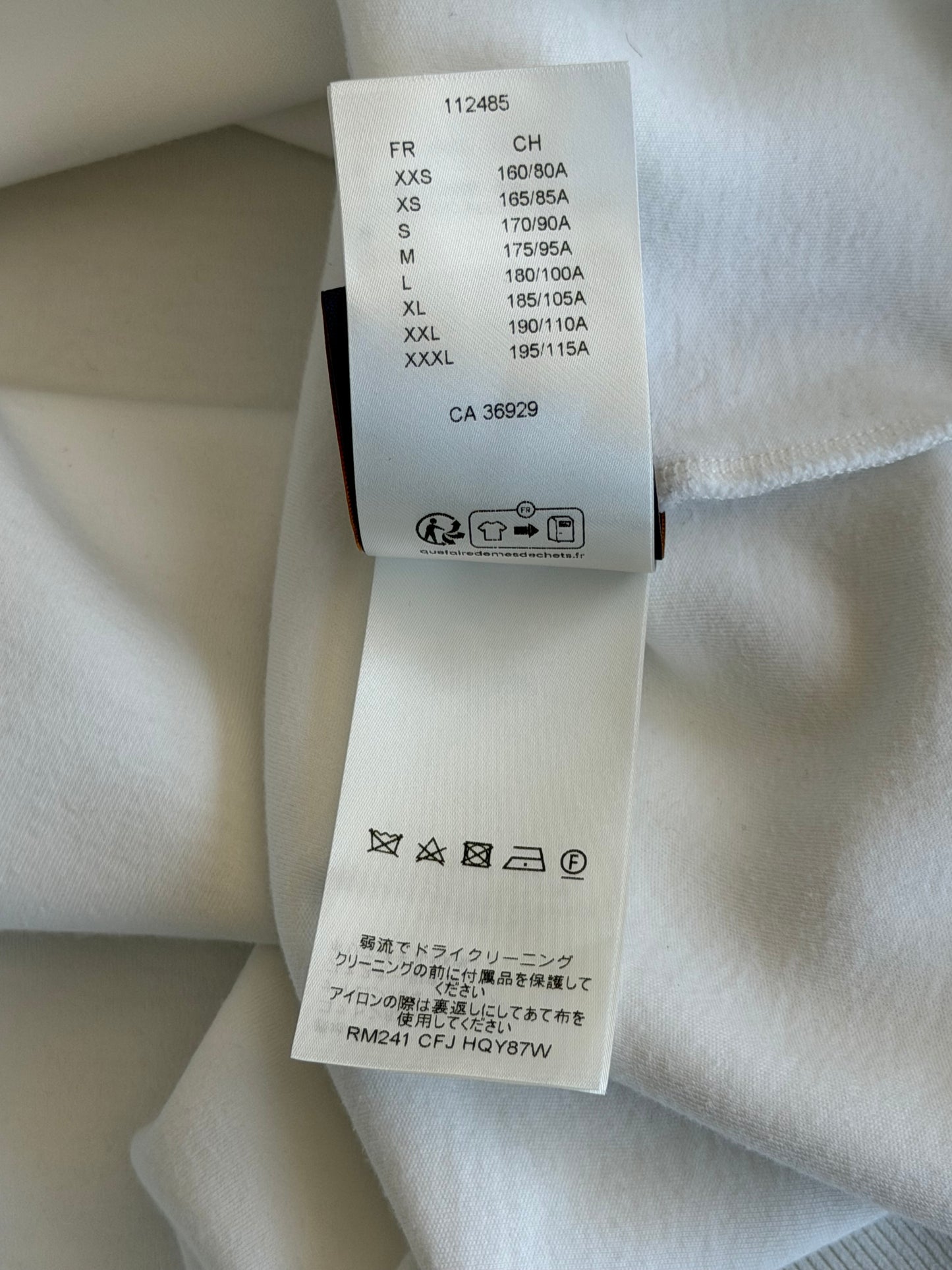Louis Vuitton White Beaded Hoodie
