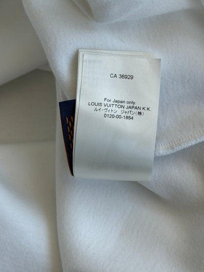 Louis Vuitton White Beaded Hoodie