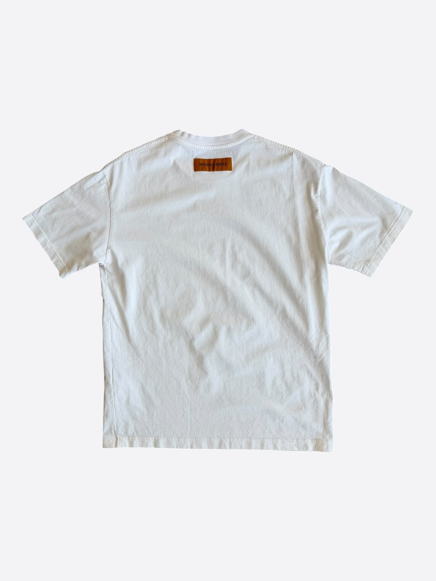Louis Vuitton White Graffiti Logo T-Shirt