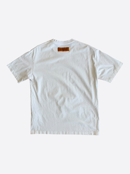 Louis Vuitton White Graffiti Logo T-Shirt