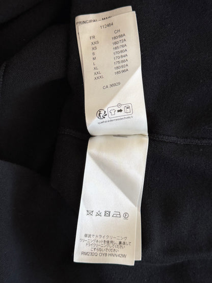 Louis Vuitton Black & White Pin Logo Embroidered T-Shirt