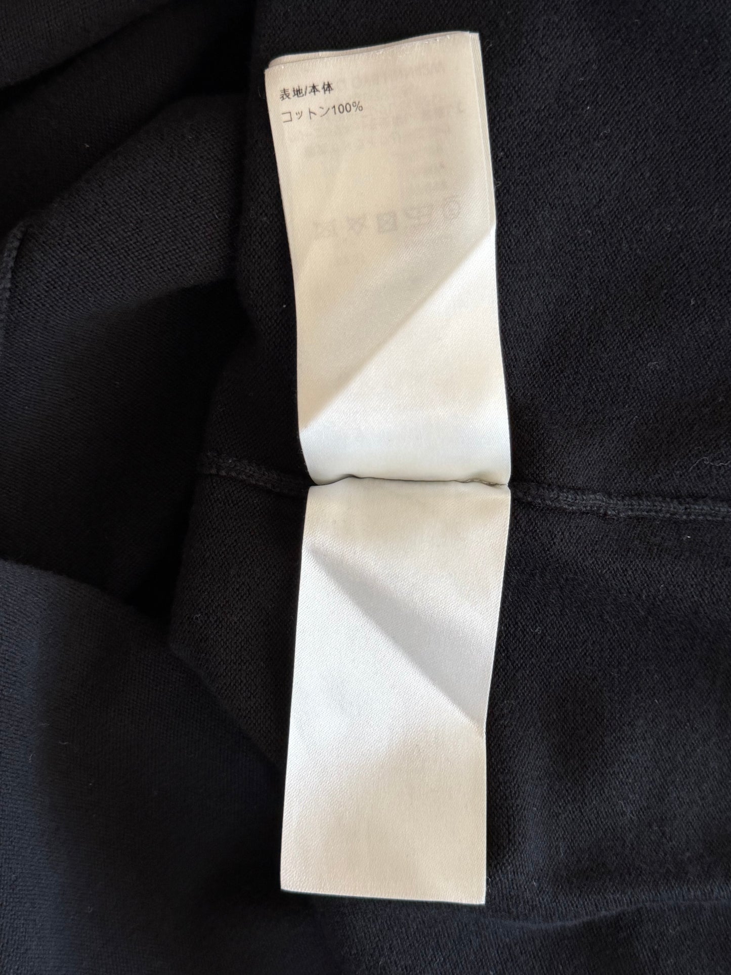 Louis Vuitton Black & White Pin Logo Embroidered T-Shirt