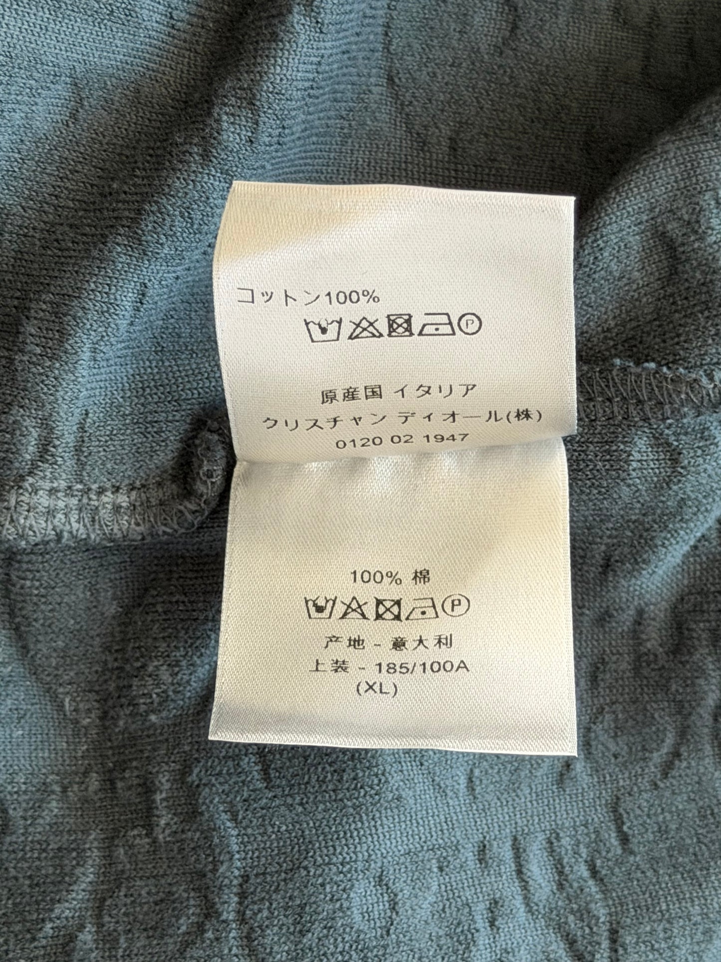 Dior Black Oblique Towel T-Shirt