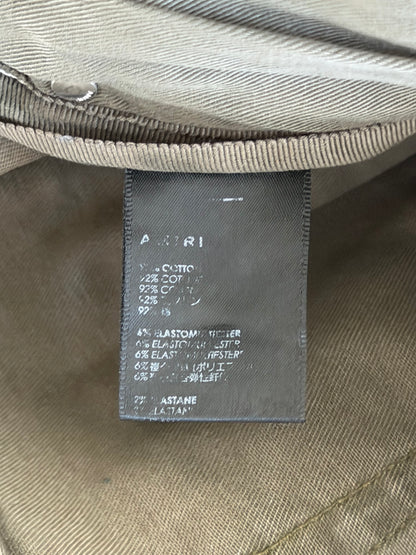 Amiri Military Green & Orange Bandana Patch MX1 Jeans