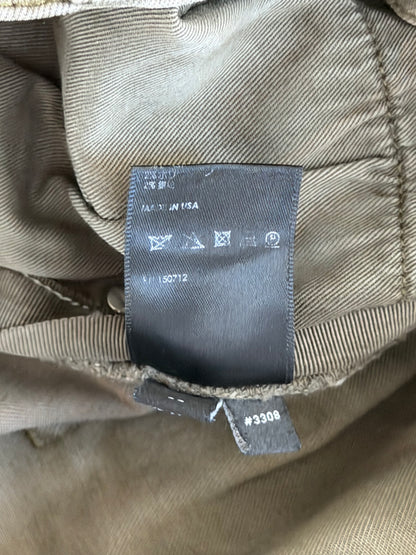 Amiri Military Green & Orange Bandana Patch MX1 Jeans