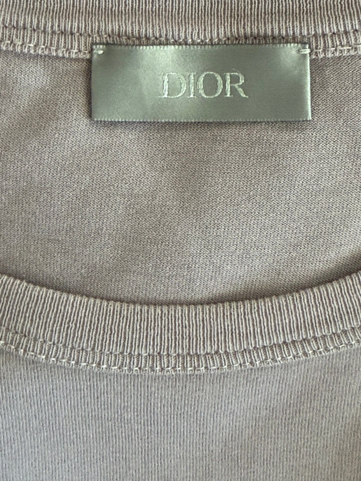 Dior Purple CD Icon Embroidered Logo T-Shirt