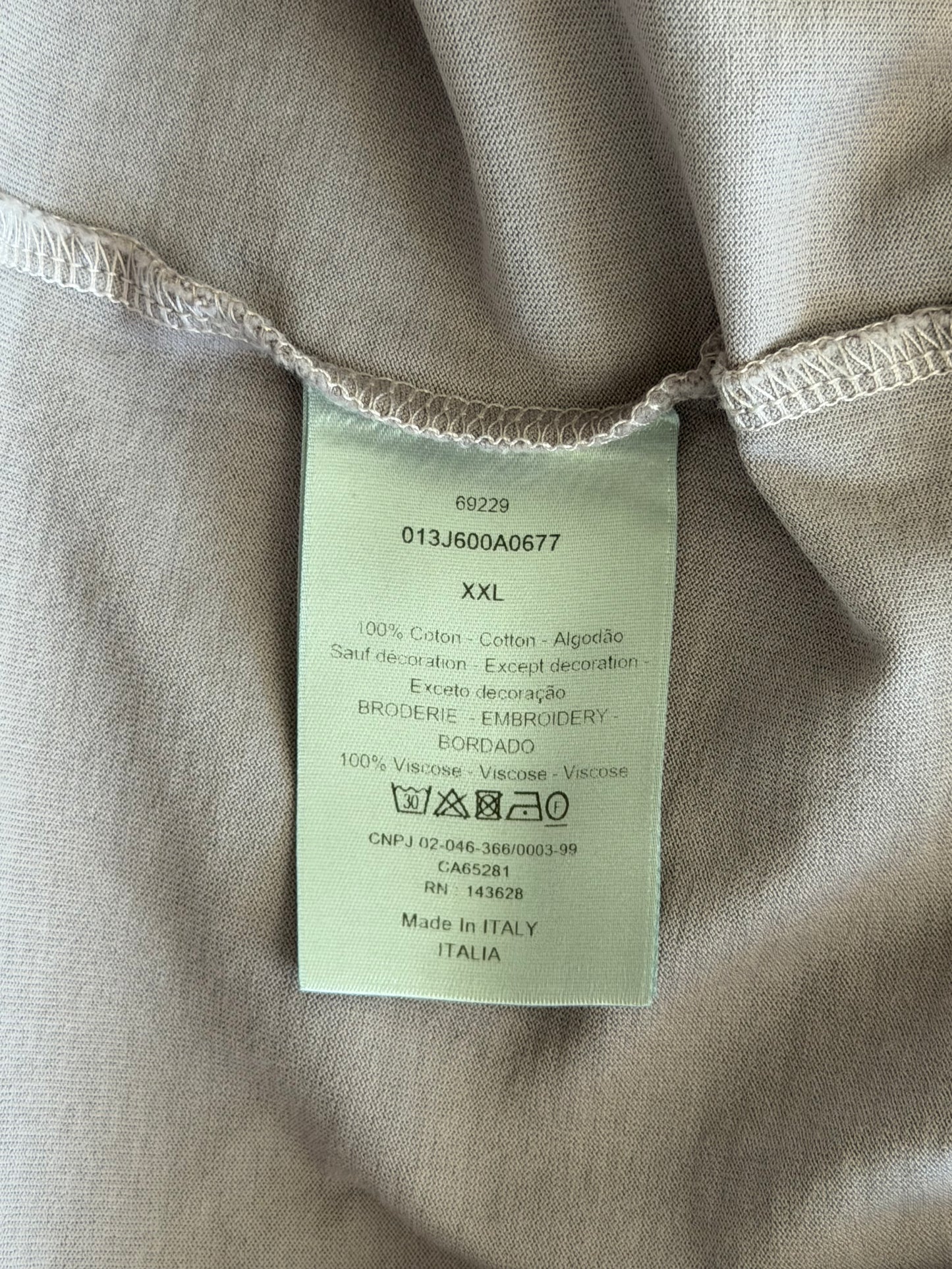 Dior Purple CD Icon Embroidered Logo T-Shirt