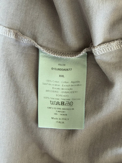 Dior Purple CD Icon Embroidered Logo T-Shirt