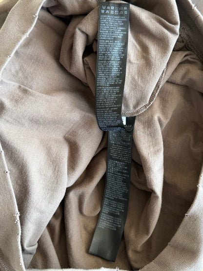 Balenciaga Brown Distressed Logo Hoodie