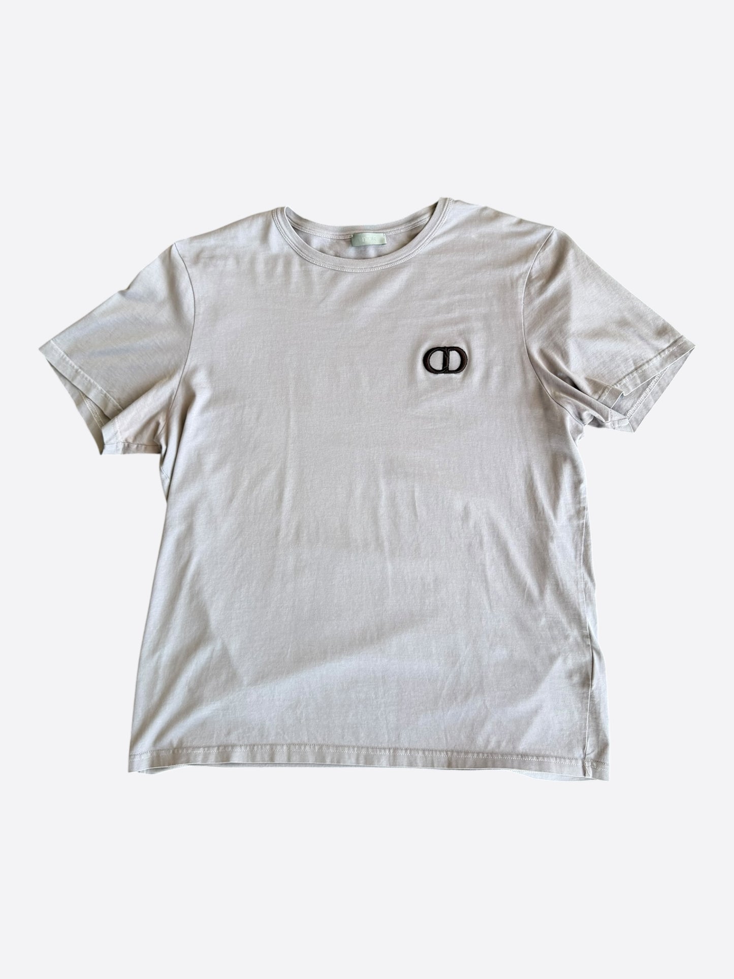 Dior Purple CD Icon Embroidered Logo T-Shirt