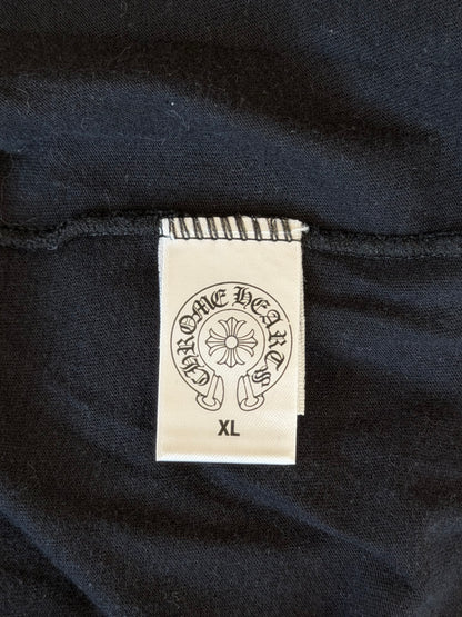 Chrome Hearts Black & White Cross Logo T-Shirt