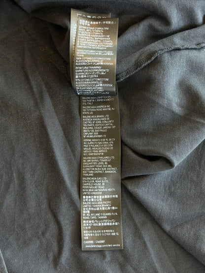 Balenciaga Washed Black Belleville T-Shirt