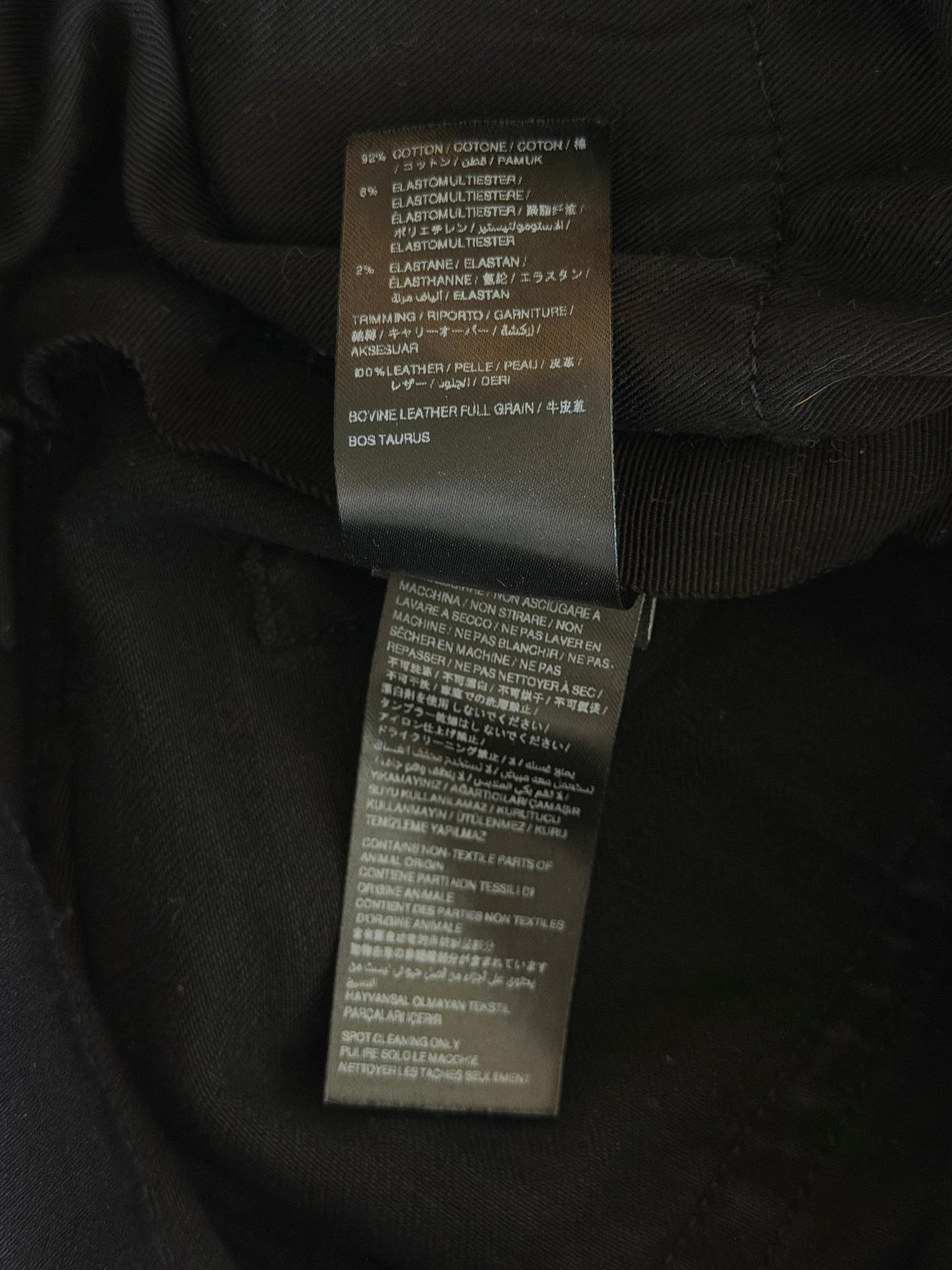 Amiri Aged Black & Blue Patch MX1 Jeans