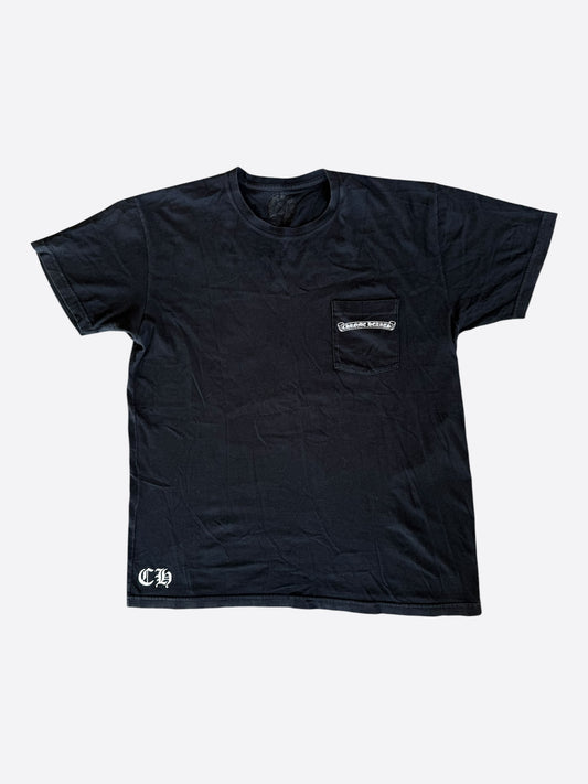 Chrome Hearts Black & White Cross Logo T-Shirt