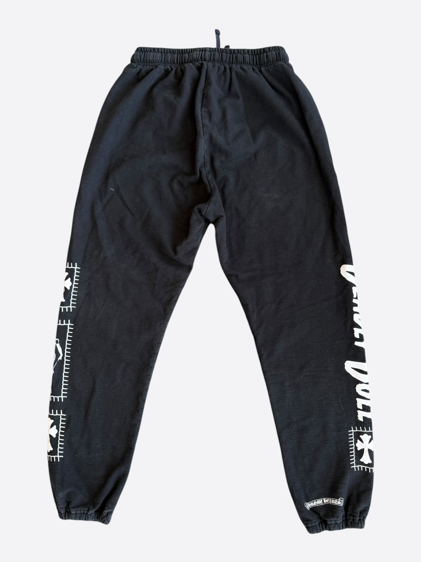 Chrome Hearts Black & White Deadly Doll Sweatpants