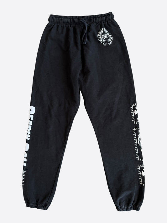 Chrome Hearts Black & White Deadly Doll Sweatpants
