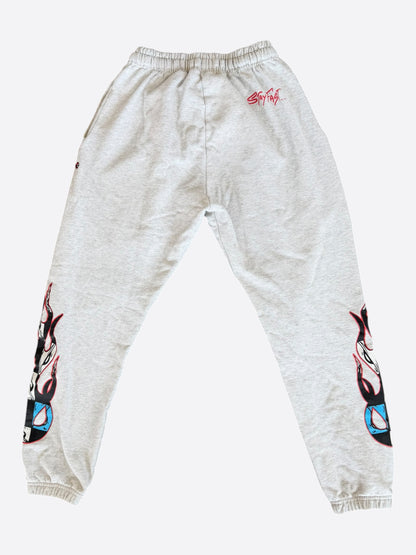 Chrome Hearts Matty Boy Grey Stay Fast Sweatpants