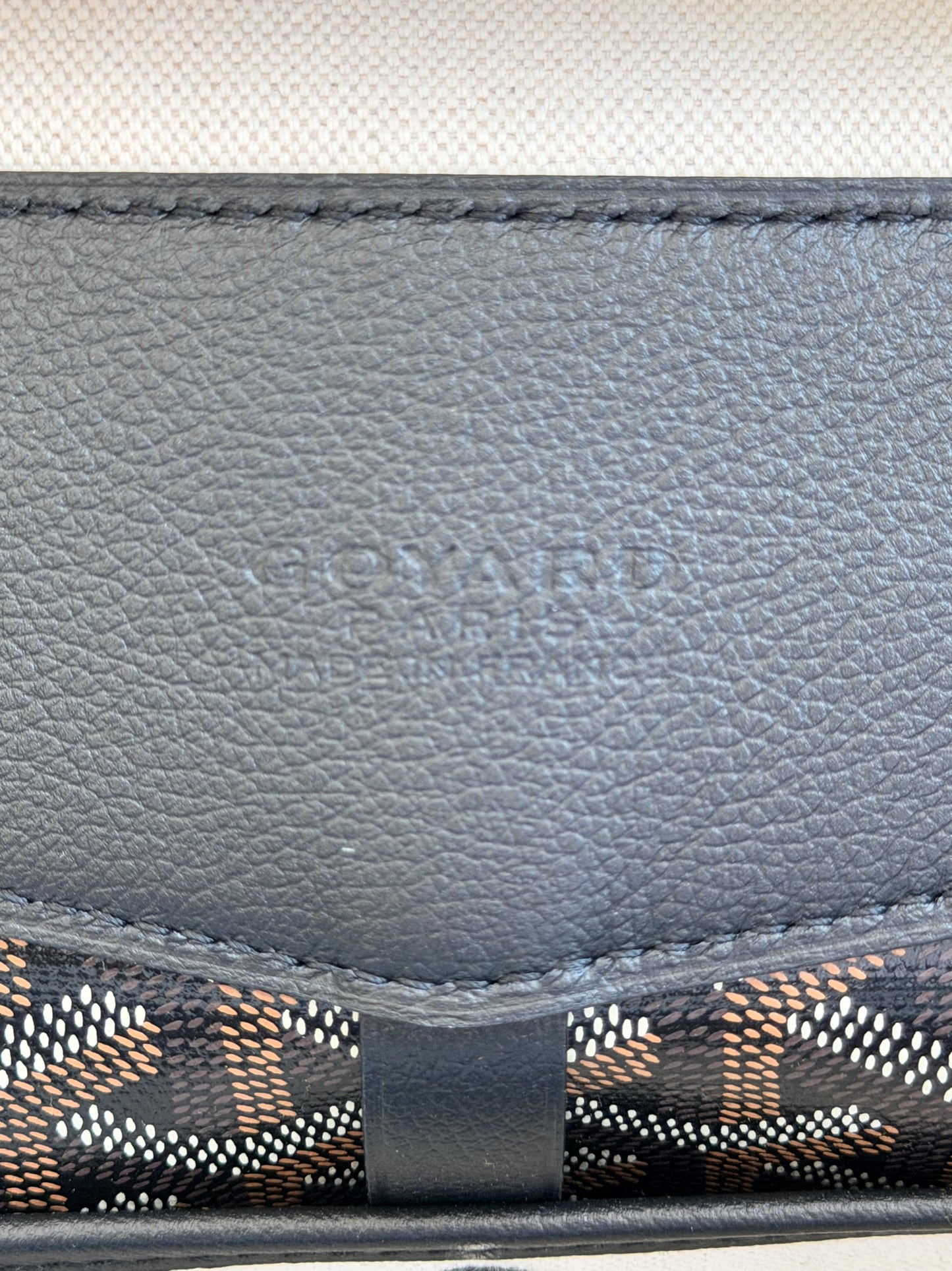 Goyard Black Cisalpin Backpack