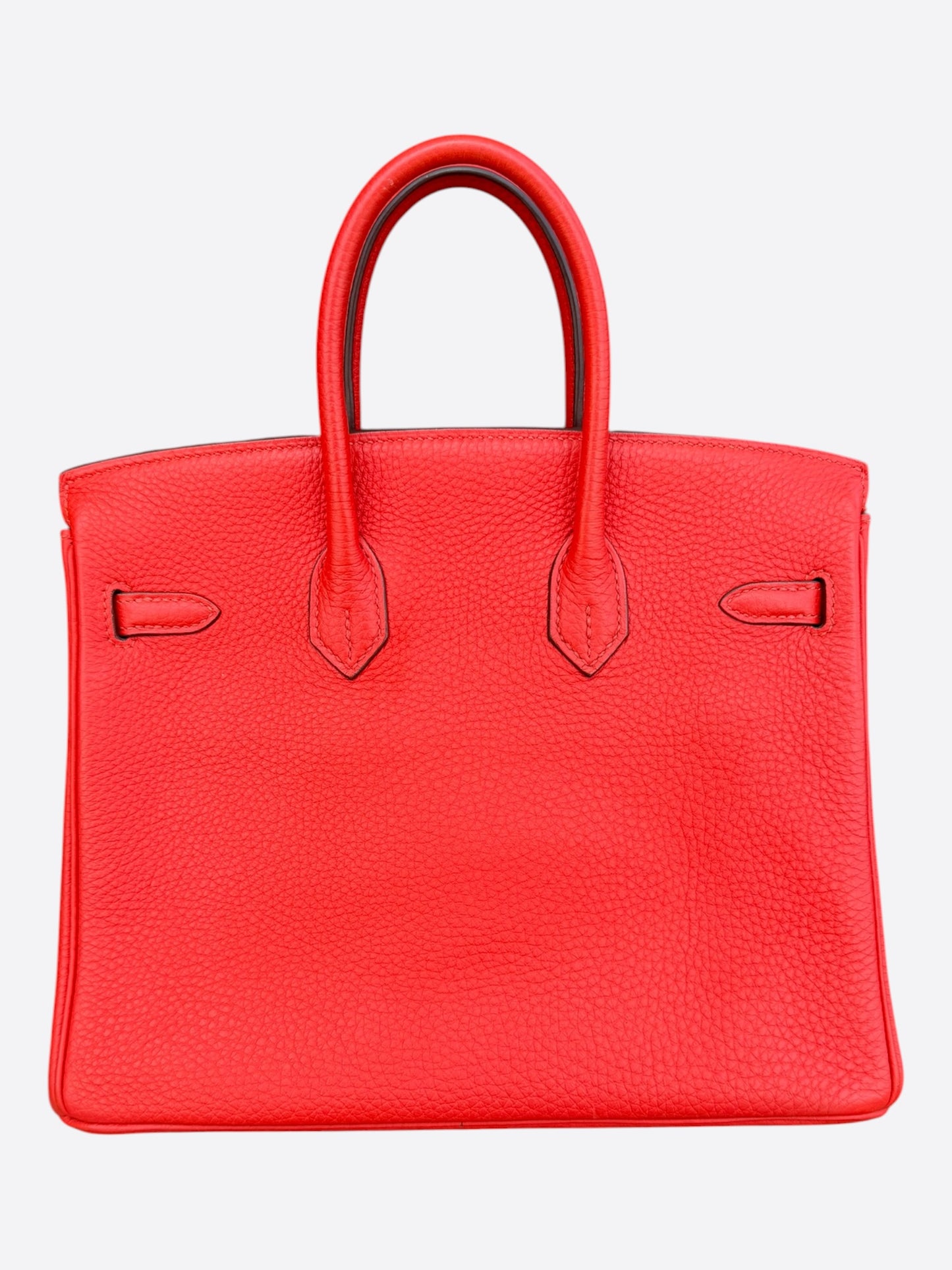 Hermes Red Togo & Gold Hardware Birkin 25