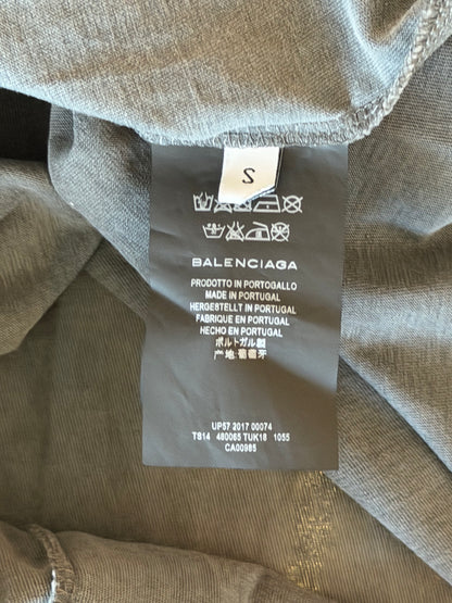 Balenciaga Grey Femme Fatale Logo T-Shirt