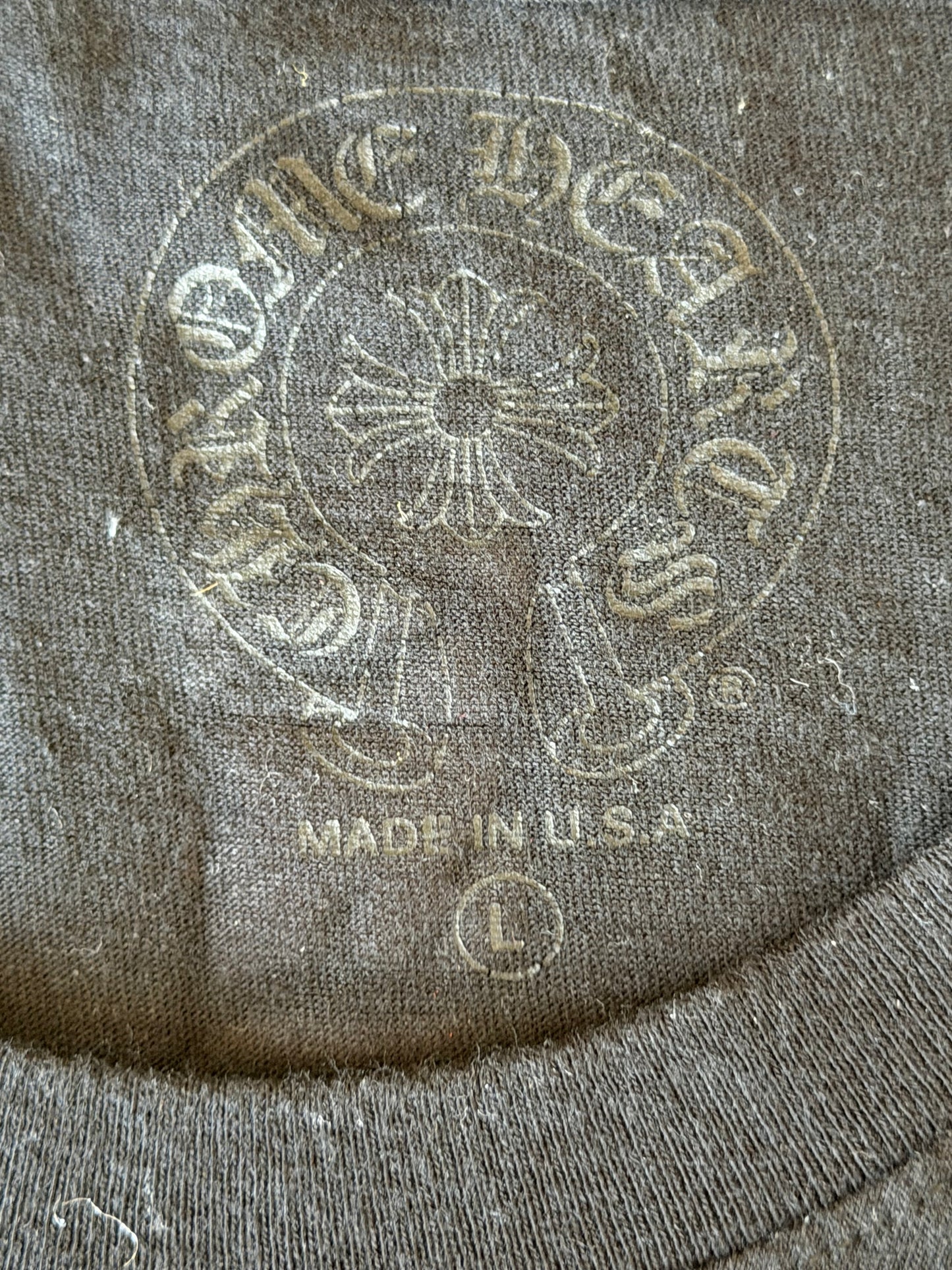 Chrome Hearts Black & Pink Logo T-Shirt