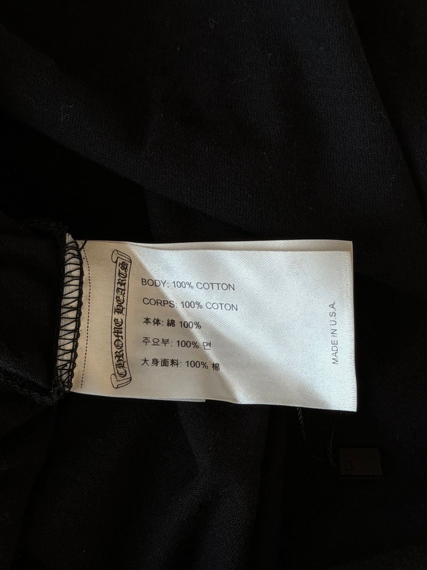 Chrome Hearts Black & Pink Logo T-Shirt