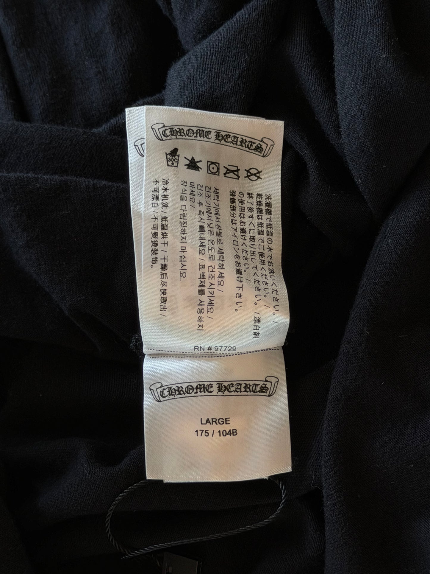 Chrome Hearts Black & Pink Logo T-Shirt